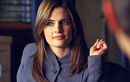 Porn Pics Stana Katic in Castle 3x02 “He Is Dead,