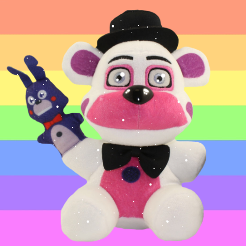 fnafkinsupport:A BUNCHA (pastel) GAY FUNTIME FREDDY PRIDECONS! thats what ill call them.. pride icon