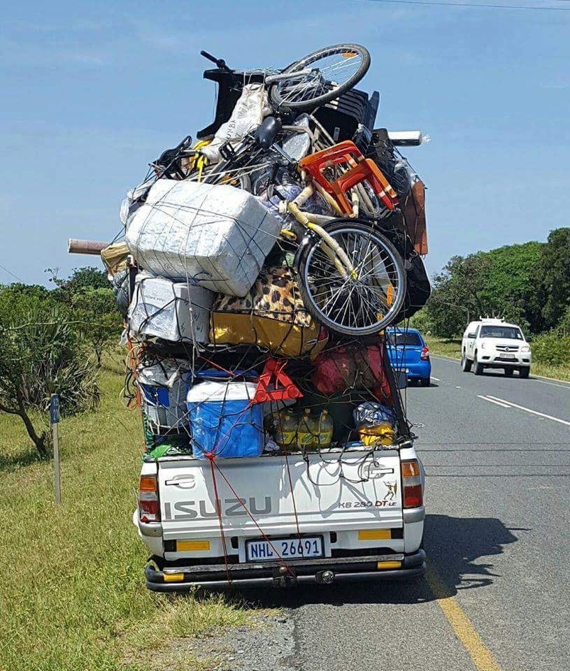 Overloaded truck : r/funny