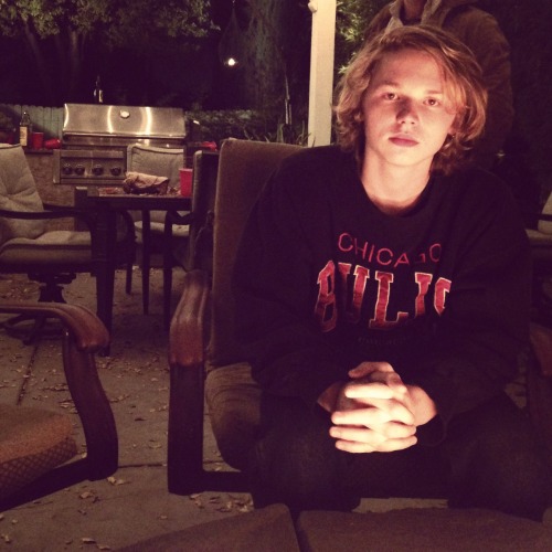 Jack Kilmer on set, shot by cinematographer Autumn Durald.