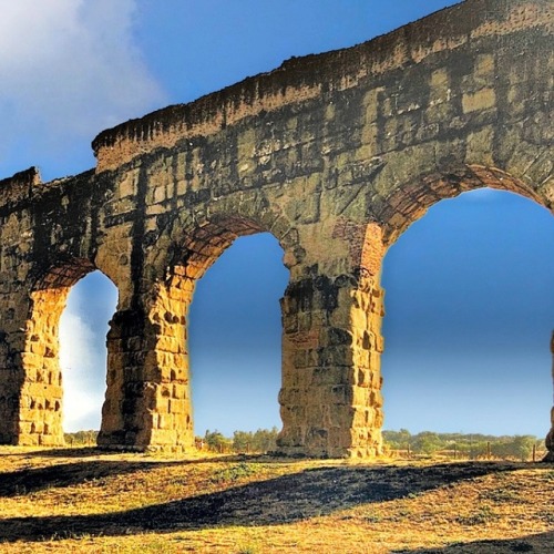 The Aqueduct Park in Via Appia Antica, Rome, Italy.