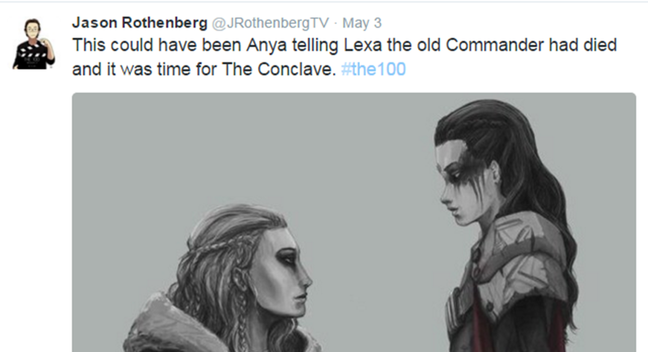 Lexa commander the death 100 'The 100':