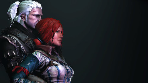 Geralt And Triss By Janus3003