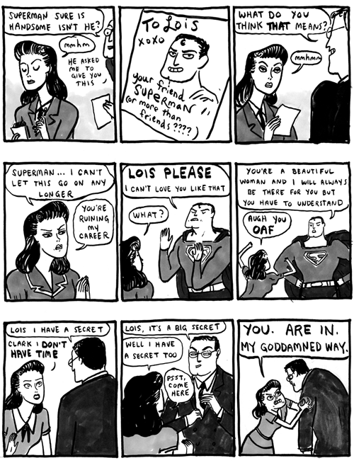 popgoesthereader:  Lois Lane, Reporter by Kate Beaton   I keep seeing this, I keep loving it.