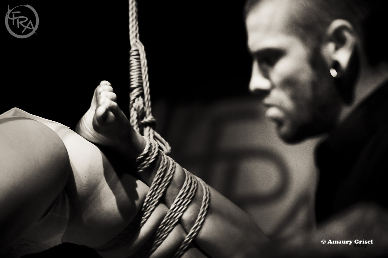 fred-rx:  performing at the London Festival or Rope and Art 2015 with oceanschild.