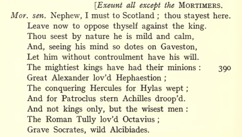 xshayarsha:From Christopher Marlowe’s Edward II (1593)