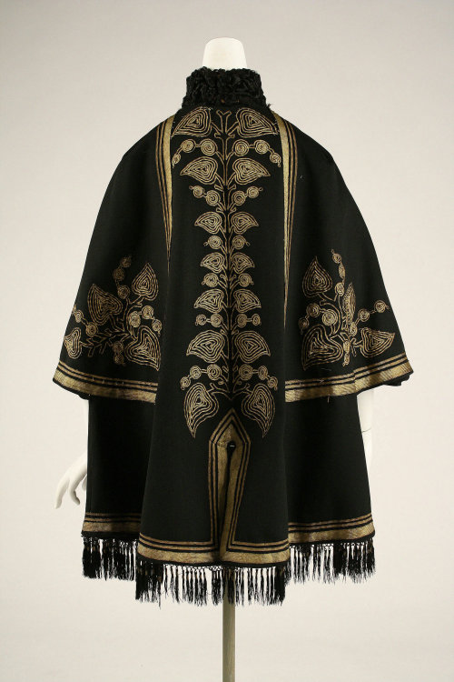 Woman’s cape, date 1863-67; Eastern Europe