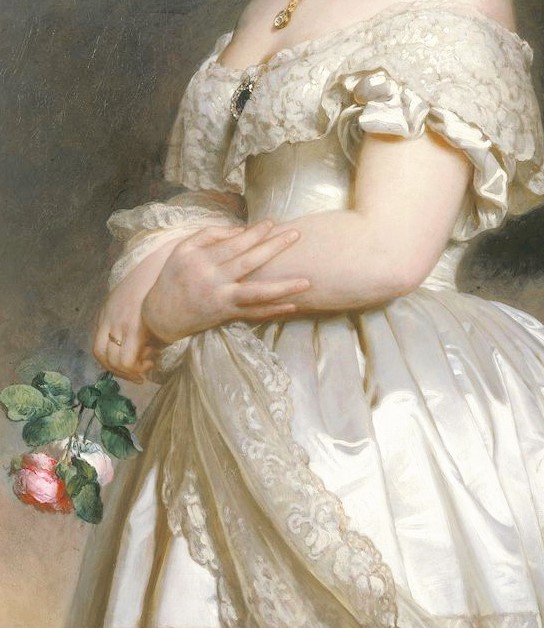die-rosastrasse:  Franz Xaver Winterhalter  German, 1805-1873Portrait of Queen Victoria