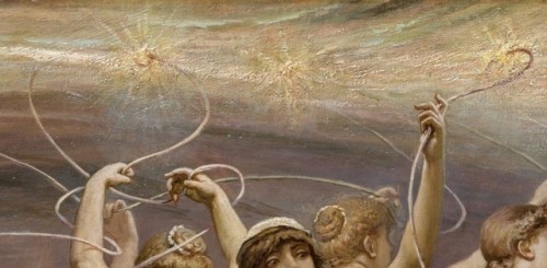 Details #2: The Pleiades, 1885, by Elihu Vedder.