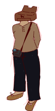 I Made Shitty Doodle Of Wife!!! She Has Camera For The Hc Reasons