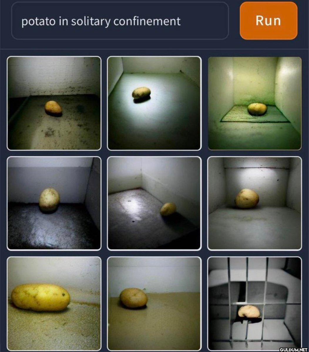 potato in solitary...