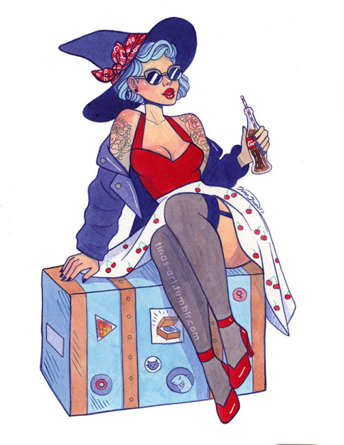 R for Rockabilly Witch!