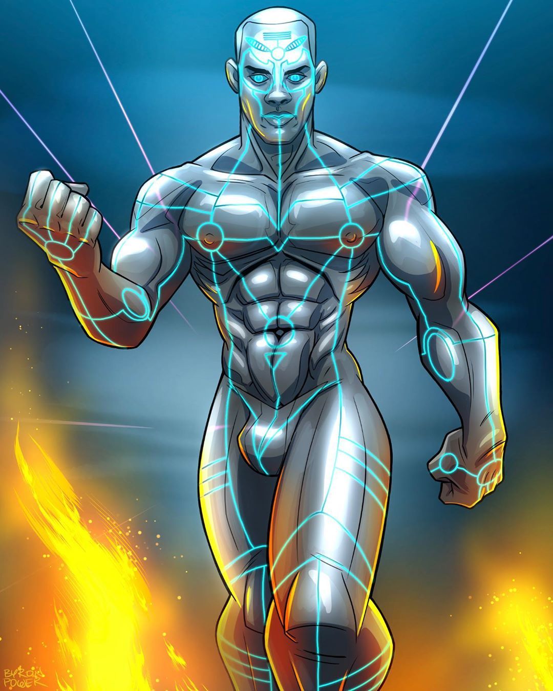 Robot muscle thigh