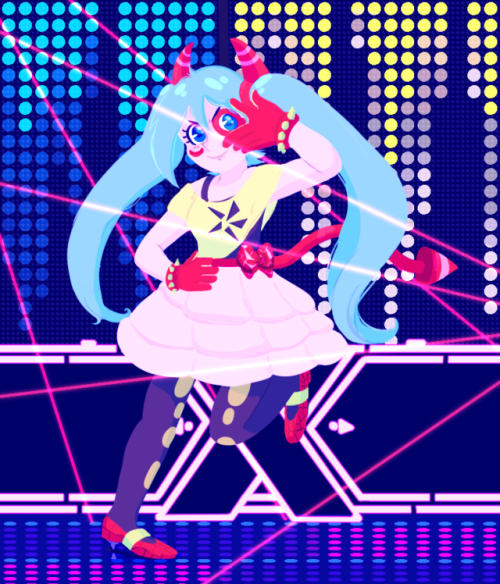 FINISHED!Did this for the CountdownMiku hashtag on twitter, counting down Hatsune Miku’s 11th annive