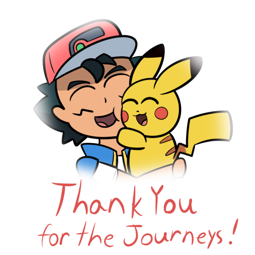 shmoops-draws-stuff:  26 years come to an end, and it was great to be a part of it. Ash’s journey was a big part of my and many others childhoods, and it was greatThanks for the memories Ash  