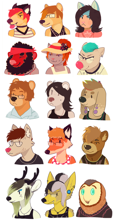 puppytube: commissions are open once more! color busts - $15+tip color full body - $35+tip more comp