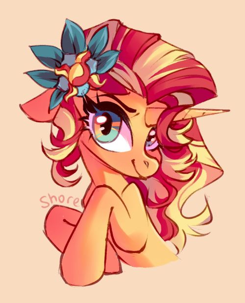 texasuberalles: Sunset Shimmer Sketch  by
