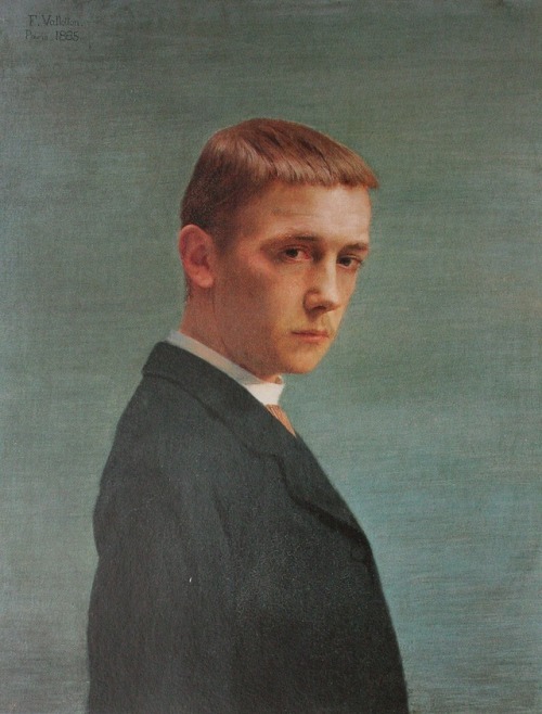 artist-vallotton:My portrait by Felix VallottonSize: 70x55 cm