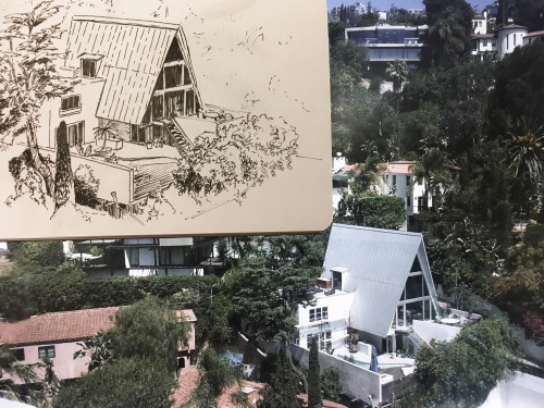 Plein air started in LA, finished from a photo.Twitter | Instagram