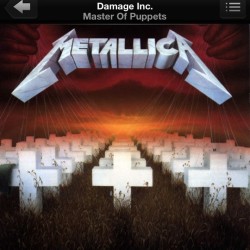 Fuck It All And Fuck It No Regrets. #Metallica #Masterofpuppets #Classic #Trash #Goodshit