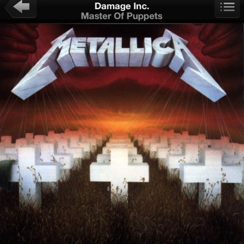 Fuck it all and fuck it no regrets. #metallica #masterofpuppets #classic #trash #goodshit #damageinc