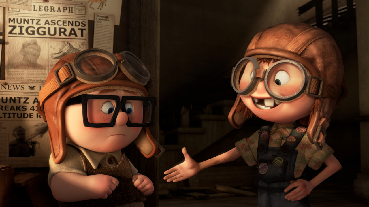 disneypixar:  In honor of Valentine’s Day, we present to you Carl and Ellie’s