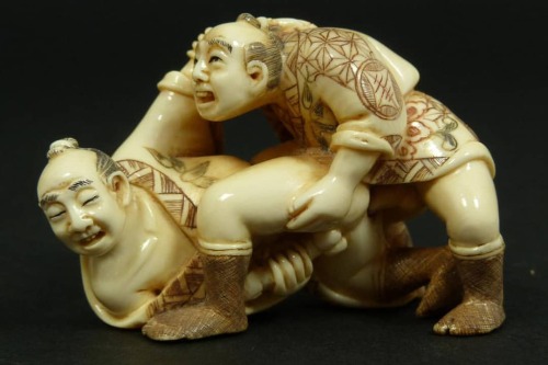 // #arteefalo Artist/Artista: unknown author Title/Título: Japanese shunga netsuke Examples of Japan