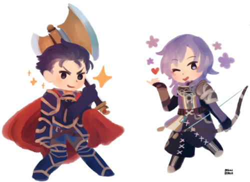 More fire emblem stuff that I don’t think I’ve posted here yet!Last two are zine works!