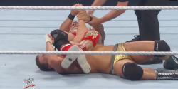 Rwfan11:  Cody Rhodes- Has His Arm Pressed Up Against Del Rio’s Package 
