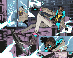 justtightshirts:  Ron Wimberly’s redesign of static shock 