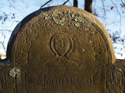 Mr. Amos Thomas and his wife Jemima who departed this life in 1760 and 1773 respectively.