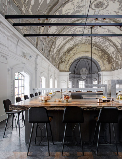 yatzer:  Piet Boon Studio Transformed A church Into ‘The Jane’ Restaurant in Antwerp. Photo by Richa
