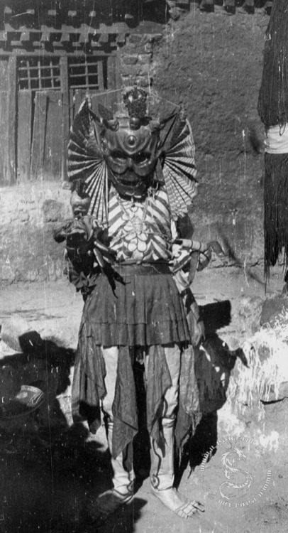 magictransistor:Yama. Tibetan God of Death. 1890s.