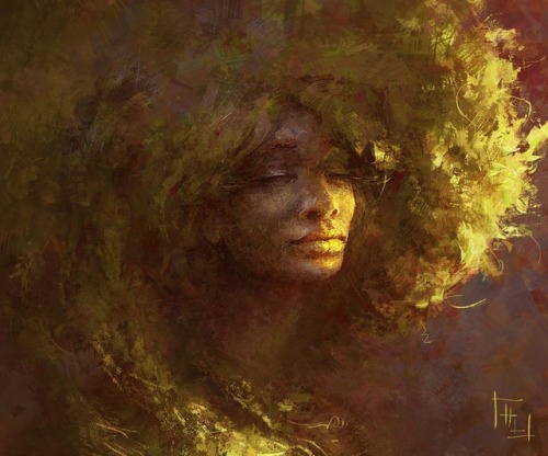 Afro Dryad by Harkale-Linai