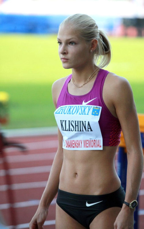 steveinaspeedo:  Hard Body of the Day: Russian long-jumper Darya Klishina. Click HERE for more “hard bodies of the day.”