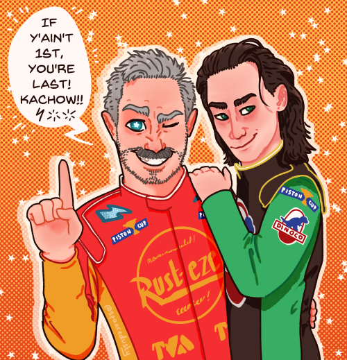 Lokius Cars + Talladega Nights AU because i may be insane&hellip;&hellip; 