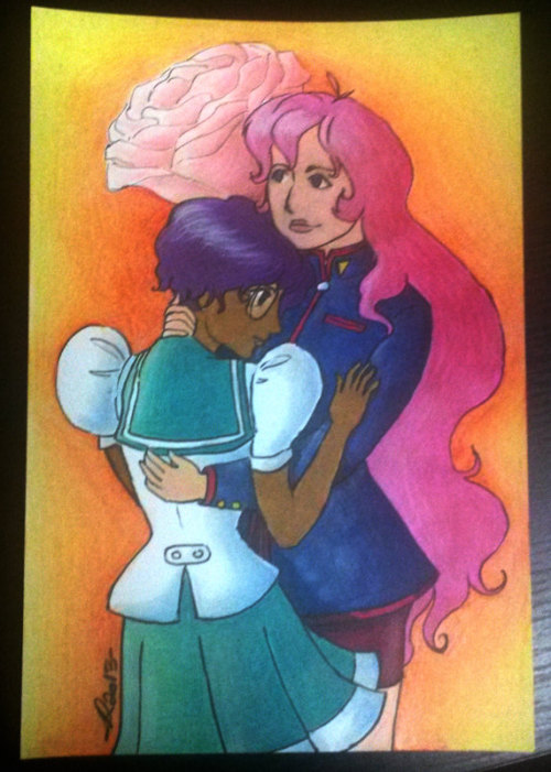 sketchdrawingsbyasketchgirl:Revolutionary Girl Utena sketch card 100mm x 148mm