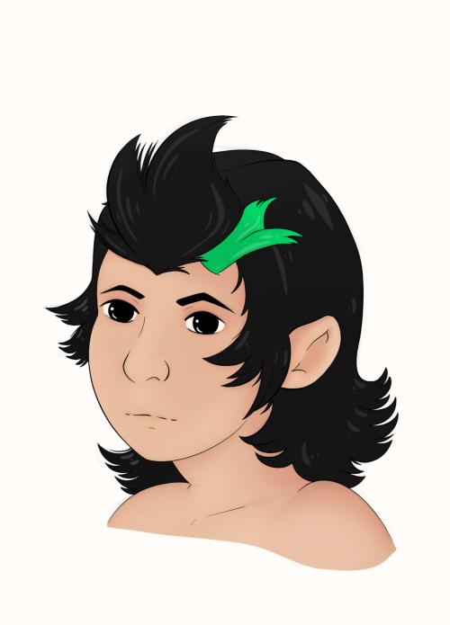 Been Practicing Shading And I Chose To Do Bo, So... I Also Guess This Is His Natural Skin Colour. He