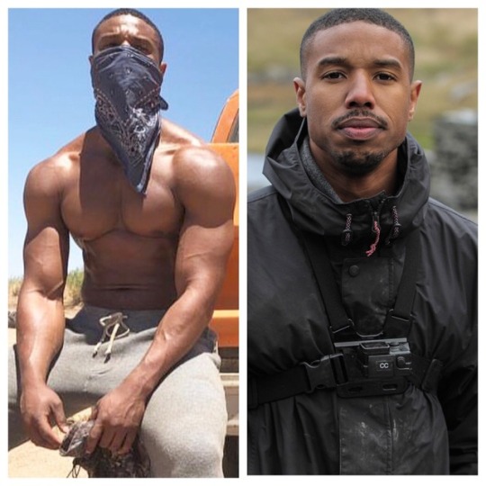 xemsays:  xemsays:  xemsays:  xemsays:  xemsays:  xemsays:  xemsays:  MICHAEL BAKARI JORDAN 💪🏾😈👅please find me the shots of this man standing up in his gray sweats😉“Creed 2” - Thanksgiving 2018.      SHADOW PIC is NOT Michael… but