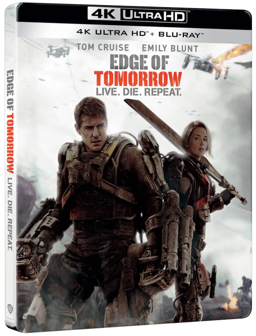  ‘Edge Of Tomorrow’ 4K Collector’s Edition Bluray Steelbook.Bonus features include