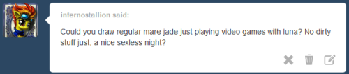 Wow. Not porn. Huh. Jade is at quite the disadvantage.