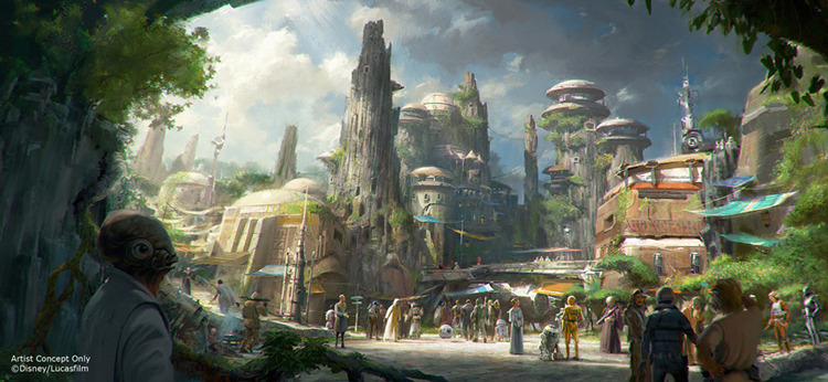 laughingsquid:  ‘Star Wars’-Themed Lands and Interactive Experiences Coming to