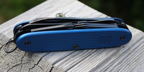 Victorinox Blue & Black Custom (via edcforums)