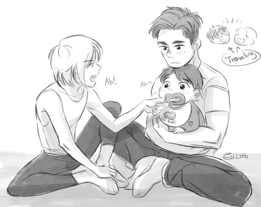 hundredpercentofe:when yuuri and victor travel aboard for their competitions, yurio