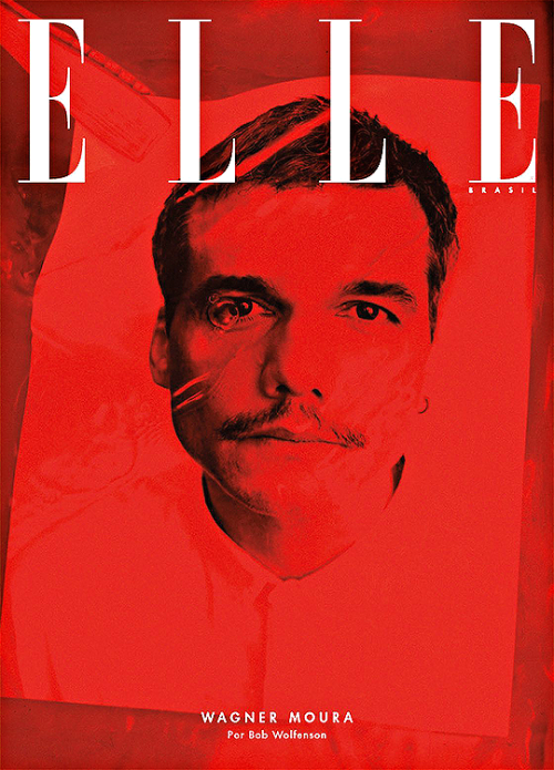 kellyaldrich:WAGNER MOURA photographed by Bob Wolfenson for ELLE Brasil (December, 2021)