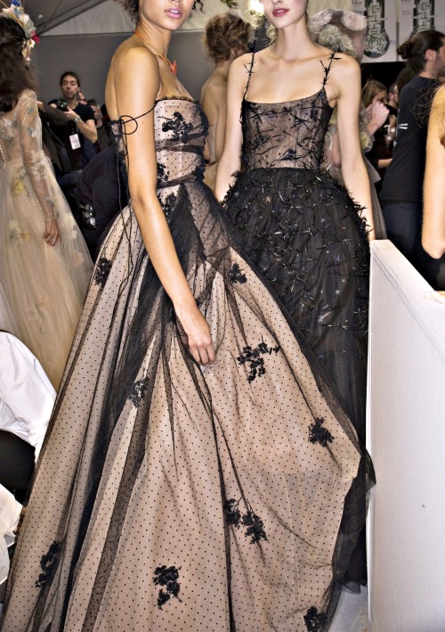 models-fashion111:Backstage at Christian Dior Spring 2017 Runway. 