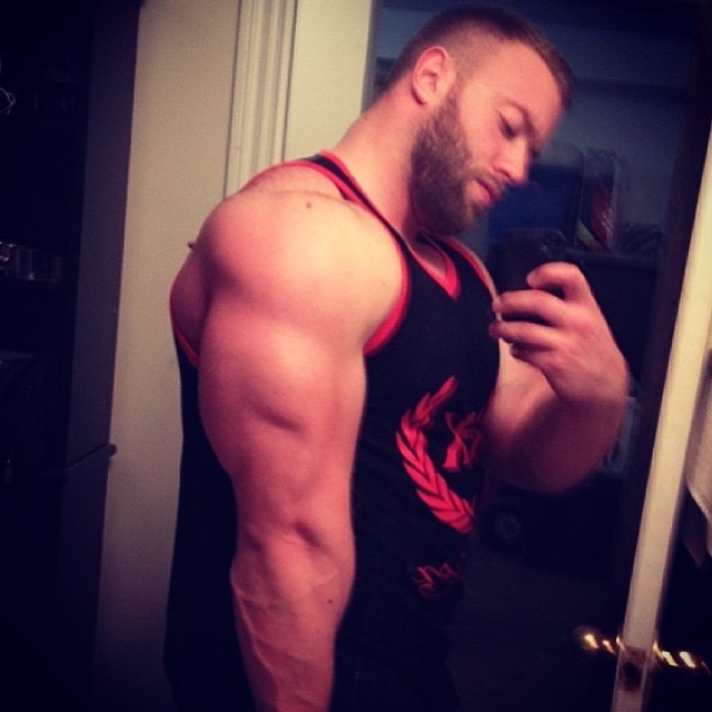 That muscle ass.
