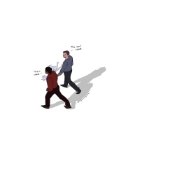 meowing-sheep:thatmexisaurusrex:Just Sam and Bucky, debating whether or not walking their cats outside on leashes would be a totally normal thing to do.It is a totally normal thing to do