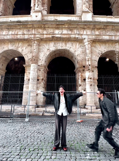 Force Jiratchapong And Book Kasidet In Rome, Italy. (Dec 2023)