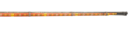 Spectacularly painted matchlock torador, India, early 19th century.from Olympia Auctions